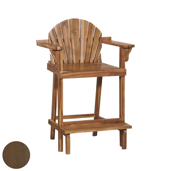 Elk Signature Lifeguard Counter Stool in Burnt Umber 6617501BU